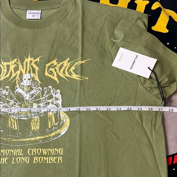 Students Golf Green Short Sleeve Tee - Picture 2 of 8